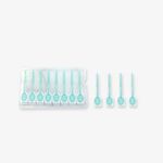 [Amiden] Soft Silicone Interdental Brushes (16 Pieces) – Durable, Gentle Gum Massage, Long-Lasting, with Carrying Case - Made in Korea